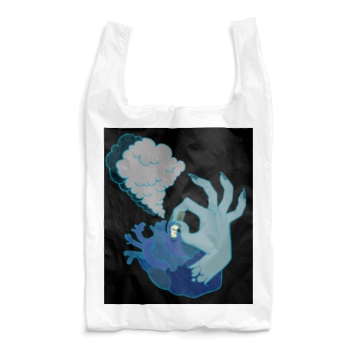 物理的ハートブレイク Reusable Bag