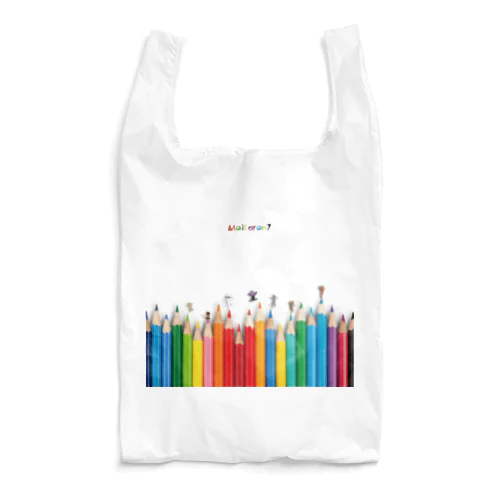 MolKaron７　パルクールのような色鉛筆２ Reusable Bag