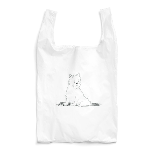 ホワイトテリア　２ Reusable Bag