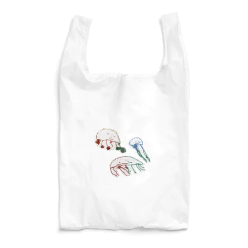 3匹のクラゲ Reusable Bag