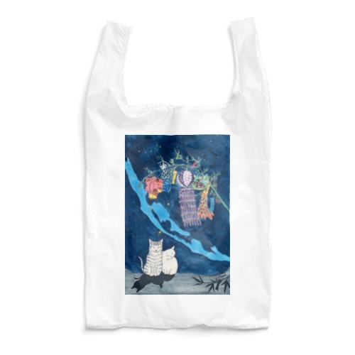 七夕さま（たにゃばたさま） Reusable Bag
