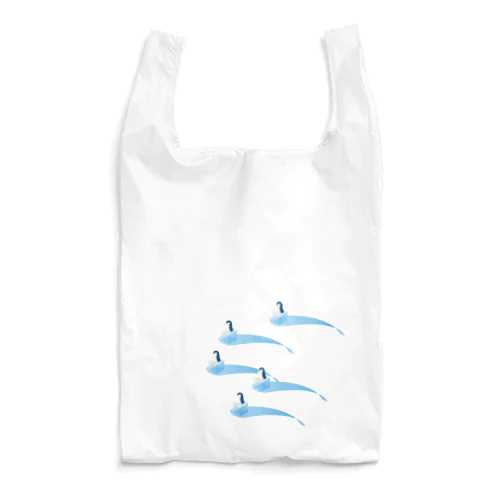 氷とペンギン（5羽） Reusable Bag