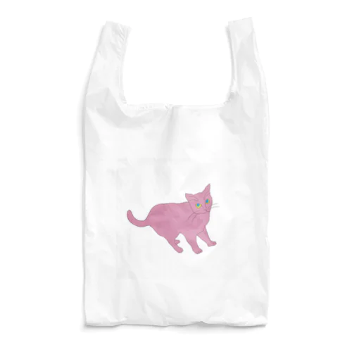 PINK CAT  Reusable Bag