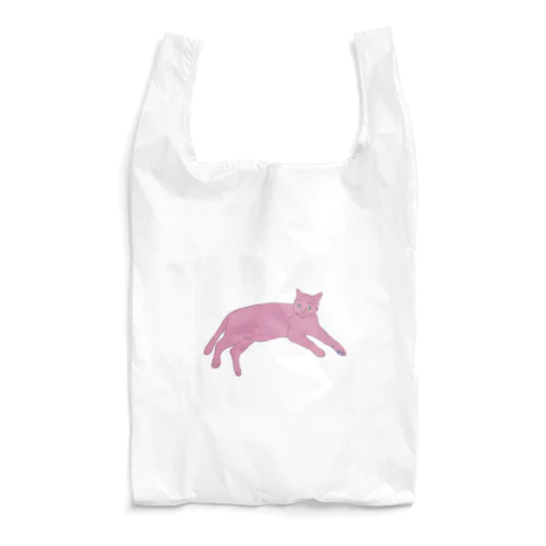 PINK CAT Reusable Bag