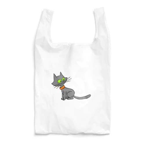 お座り猫ちゃん Reusable Bag