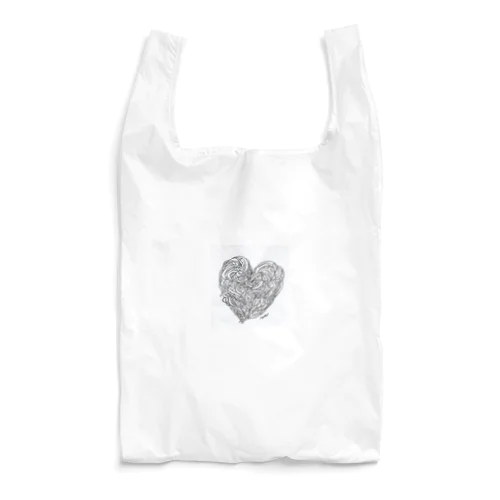 ハート [抽象アート] Reusable Bag