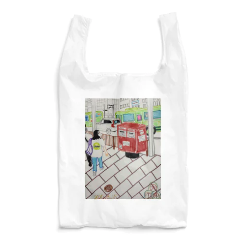 赤ポスト📮四条河原町 Reusable Bag