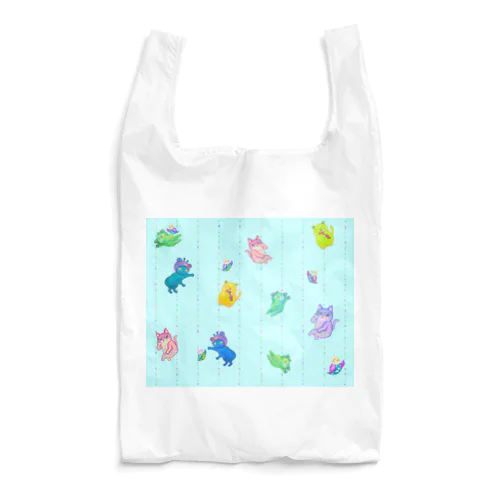 トリねこパーティー Reusable Bag