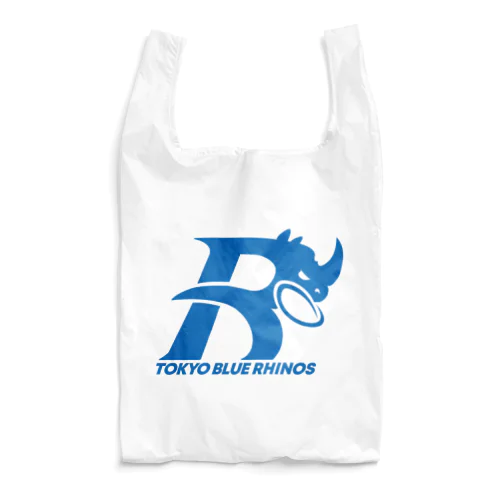 RHINOS_logo_blue エコバッグ