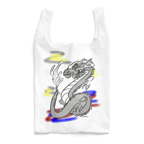 龍　和柄　願い Reusable Bag