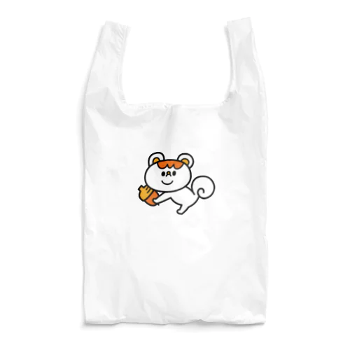 どんぐり大好き白リス Reusable Bag