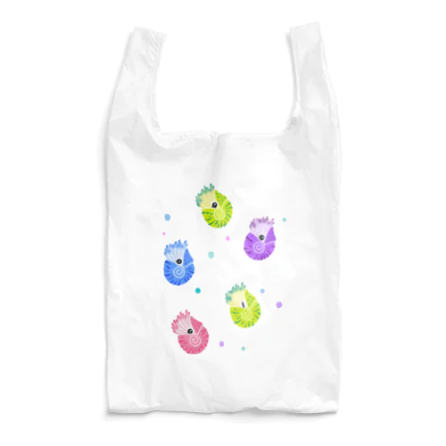 オウムガイいっぱい Reusable Bag