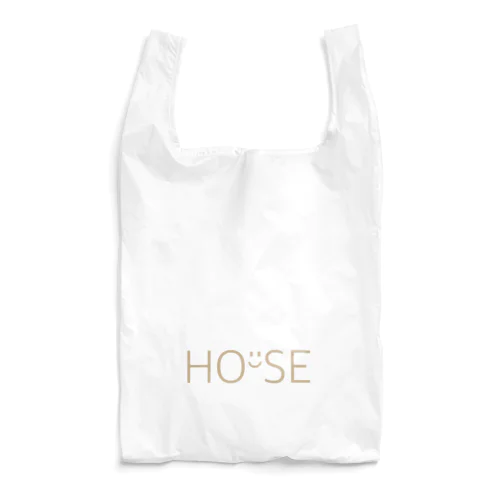 HorseHouse(白） エコバッグ