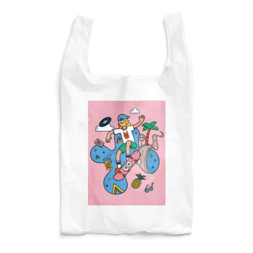 スケボーマン Reusable Bag