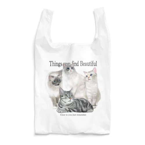 New❣️ねこファミリー Reusable Bag