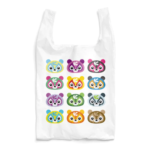 覆面レスラー・白クマスク Reusable Bag