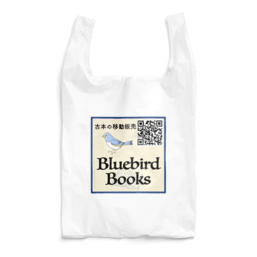 ブルーバードブックスのステッカーデザイン Reusable Bag