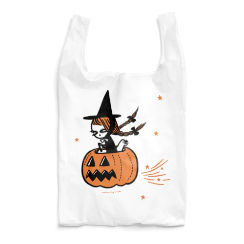 The Pumpkin Riding Witch エコバッグ