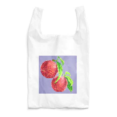 ドット絵　ピーチ Reusable Bag