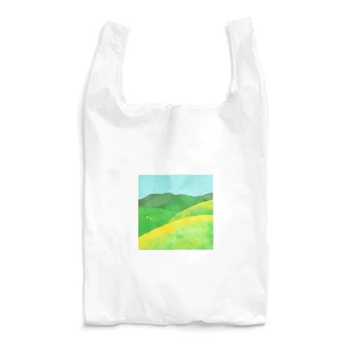 緑の中にいる二羽の鳥 Reusable Bag