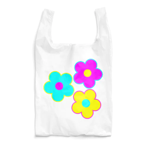 ポップなお花 Reusable Bag