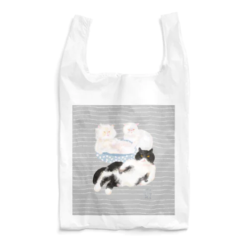 むぅるぅみぃ縞入り Reusable Bag