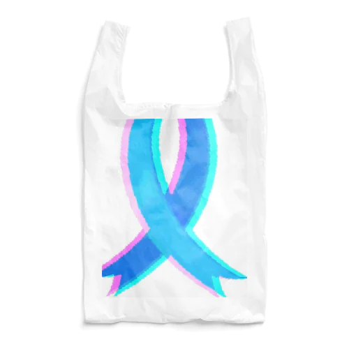 ブルー🎗 Reusable Bag