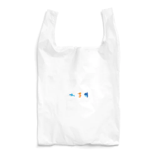粗ドット絵・海の生き物シリーズ Reusable Bag
