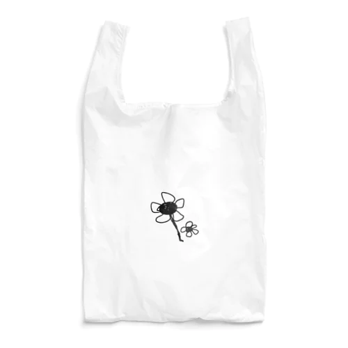 モノクロの花 Reusable Bag