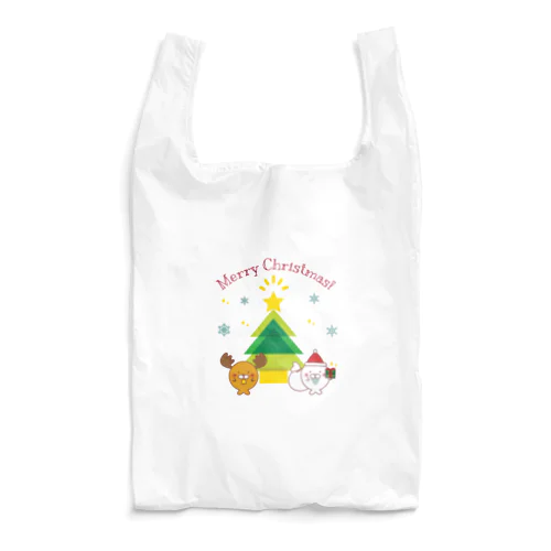 メリー・クリスまる。（赤文字） Reusable Bag