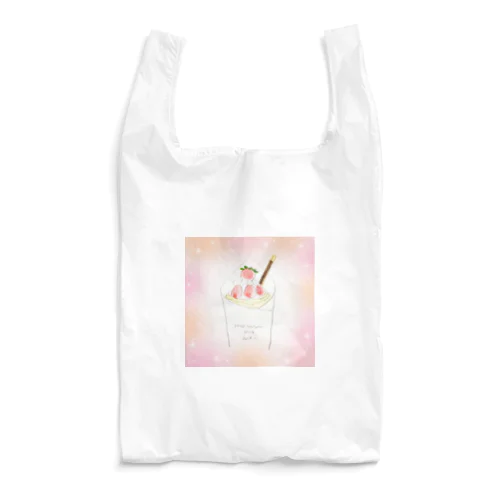 いちごクレープ Reusable Bag