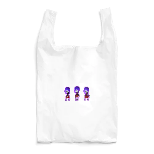 パンクな娘の歩行ドット Reusable Bag