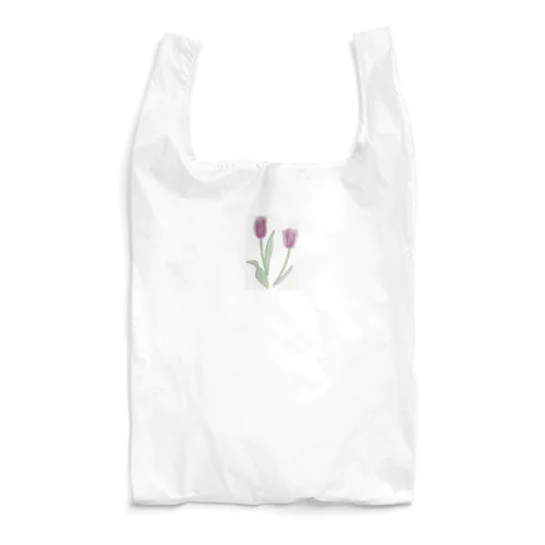 チューリップの線画 Reusable Bag