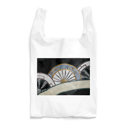 和風柄　着物柄　車輪　K１ Reusable Bag