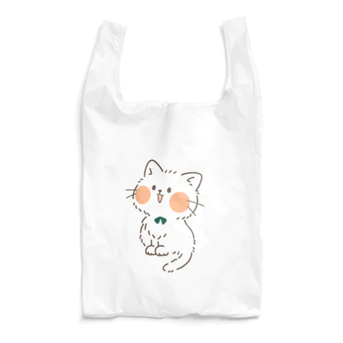 おすわりにゃんこ。 Reusable Bag