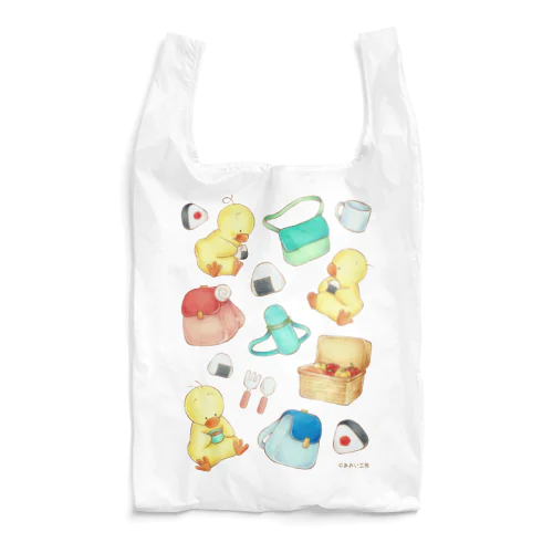 ひよこの3兄弟-ピクニック- Reusable Bag