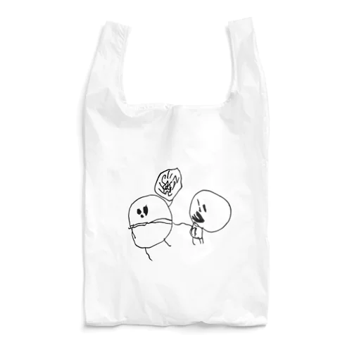 おしゃべりしてるひと Reusable Bag