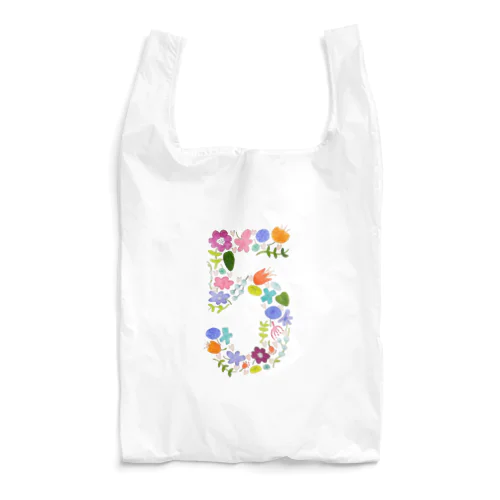 ラッキーナンバー5 Reusable Bag