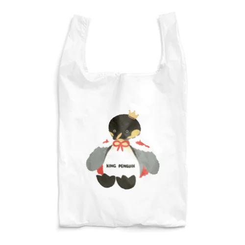 おうさまペンギンのぬいぐるみ Reusable Bag