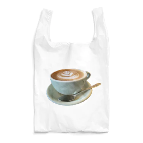 美味しいカフェラテ Reusable Bag