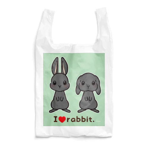 黒うさぎ Reusable Bag