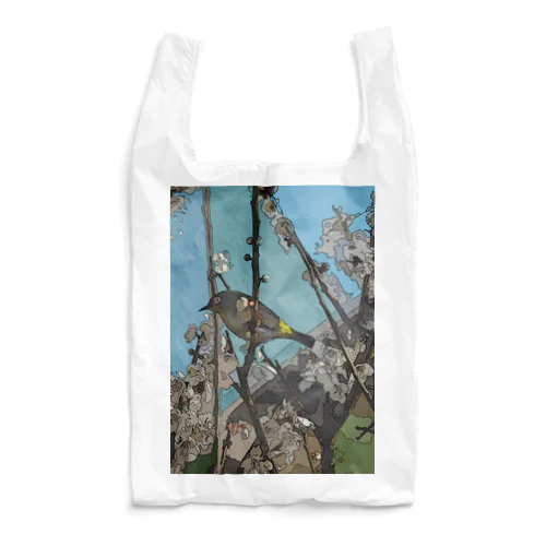 梅に目白２ Reusable Bag