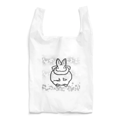 寒いから厚着したよー。。モノクロ Reusable Bag