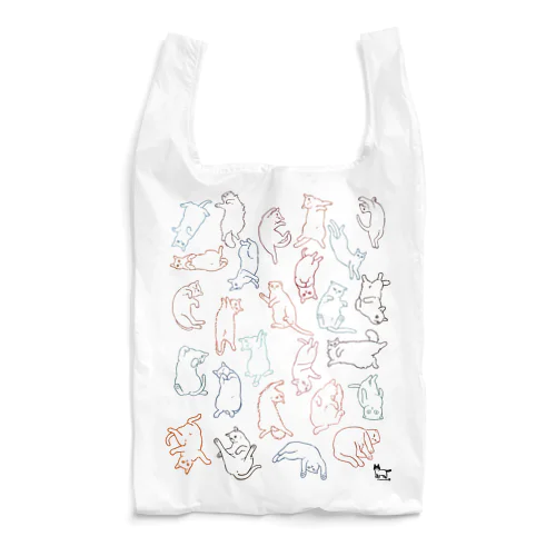 へそ天#1(線画） Reusable Bag