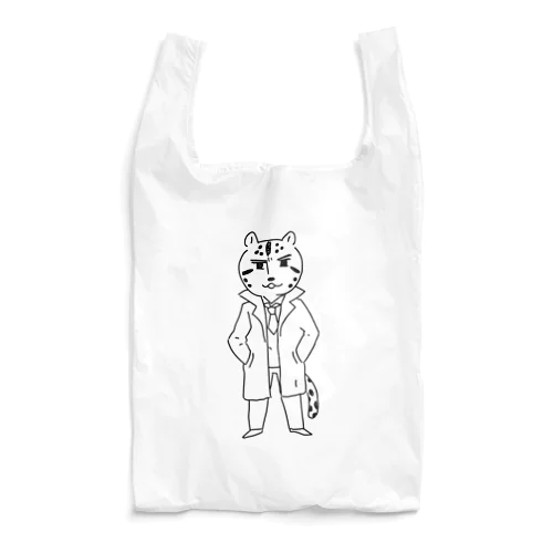 チーター刑事ラインアート Reusable Bag