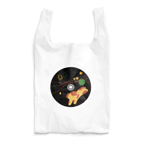 ディスクを駆けるわんこ Reusable Bag