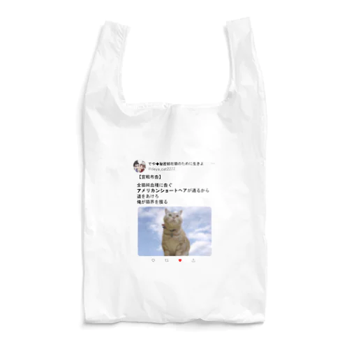 道をあけろシリーズ　俺が猫界を獲る Reusable Bag