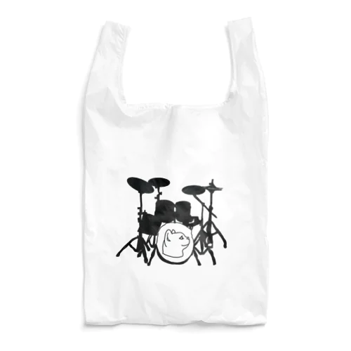 ドラム(ネコ)黒 Reusable Bag