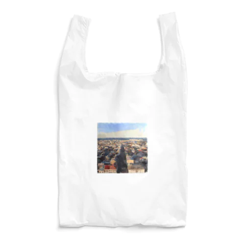 レイキャビクの街並み Reusable Bag