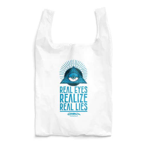 REAL EYES REALIZE REAL LIES (BLUE ver.) Reusable Bag